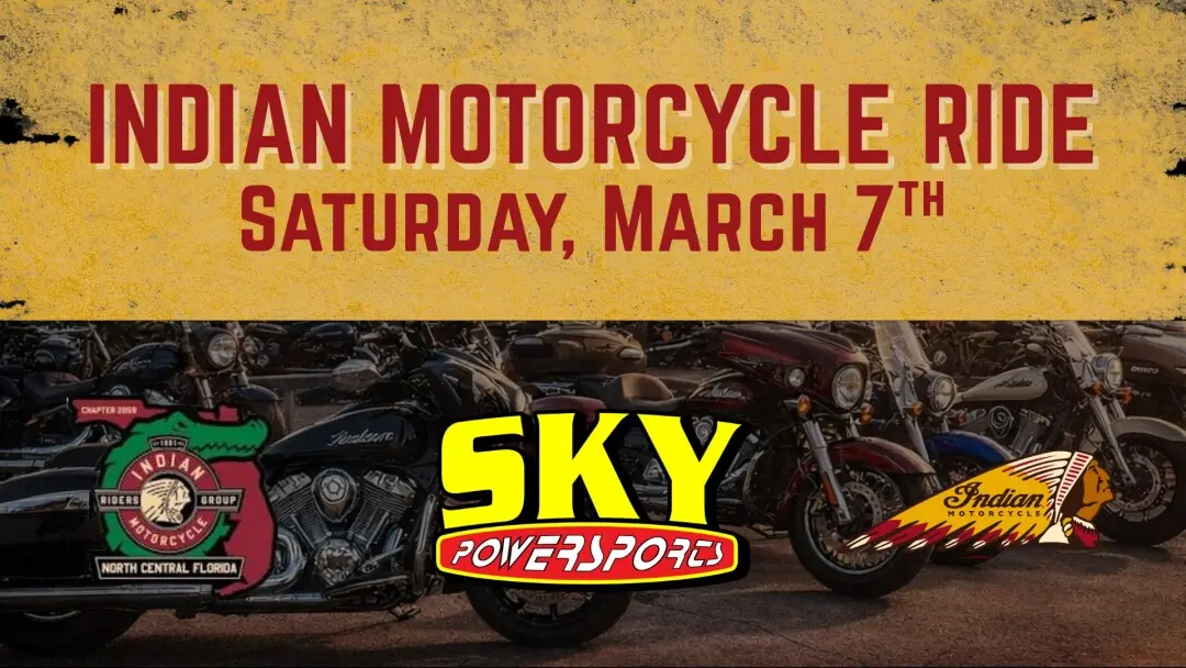 INDIAN MOTORCYCLE RIDE