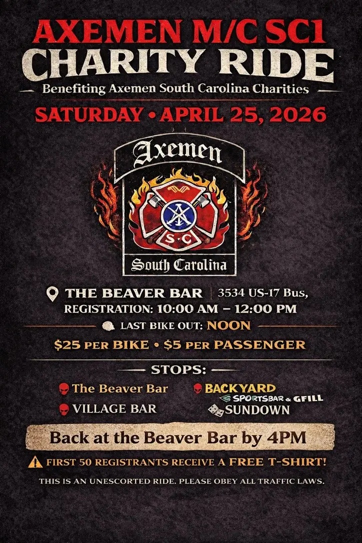 AXEMAN M/C SC1 CHARITY RIDE 