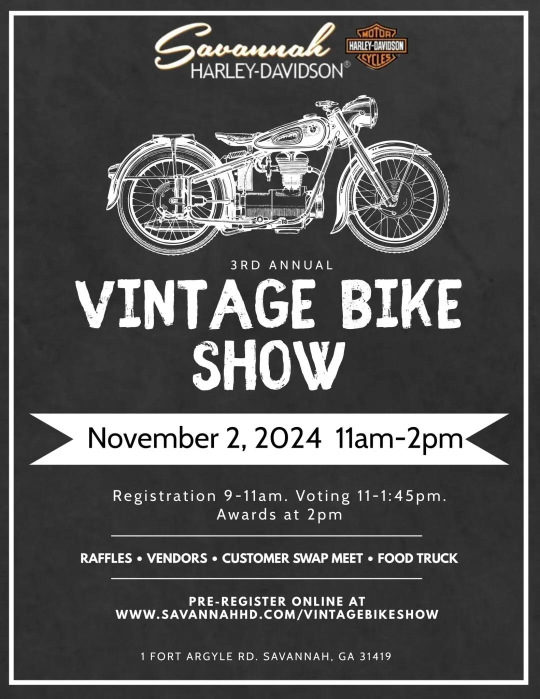 3RD ANNUAL VINTAGE BIKE SHOW