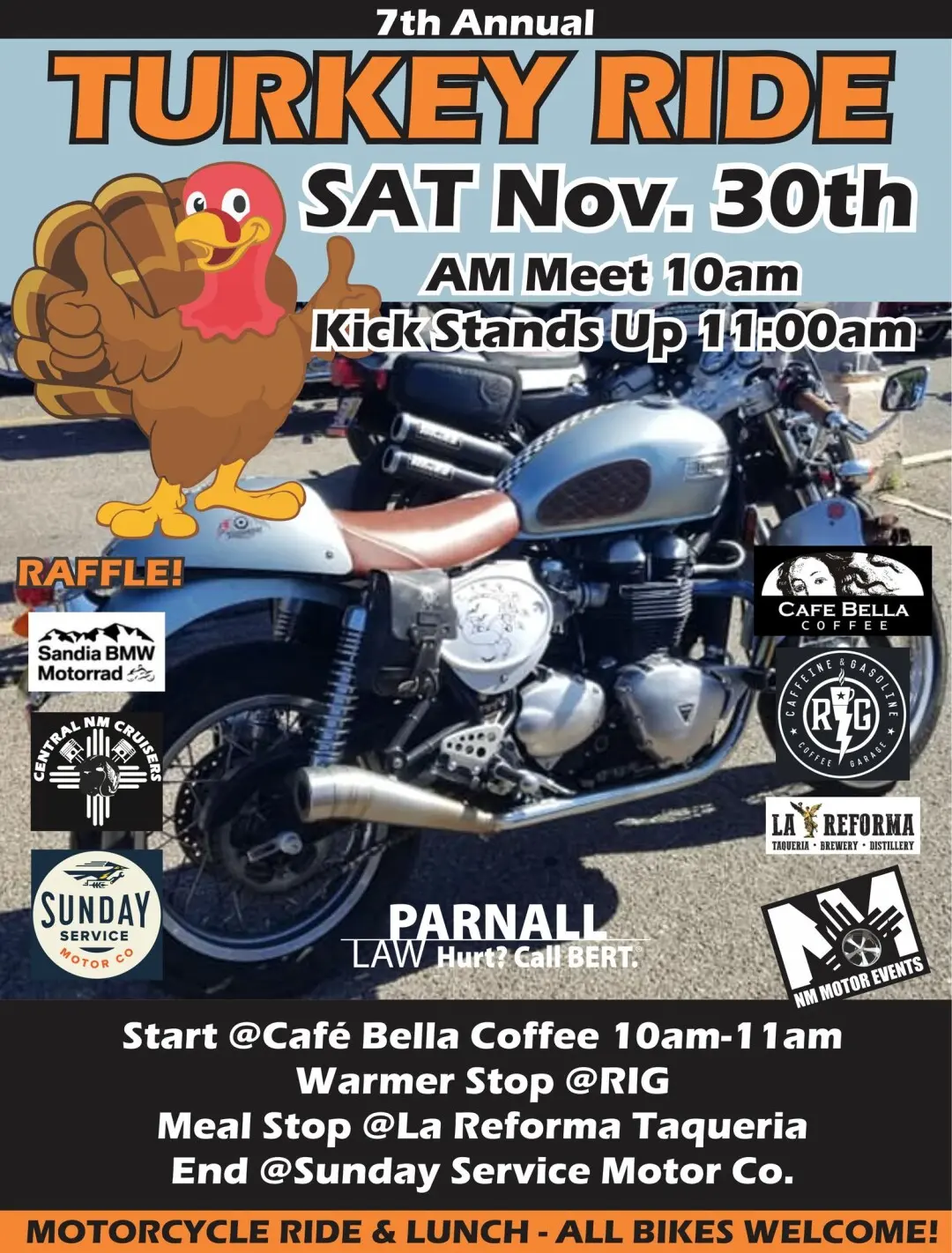 7th Annual Turkey Ride