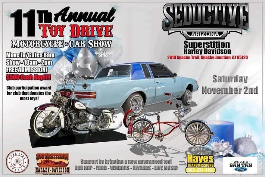 11th Annual Toy Drive Motorcycle & Car Show