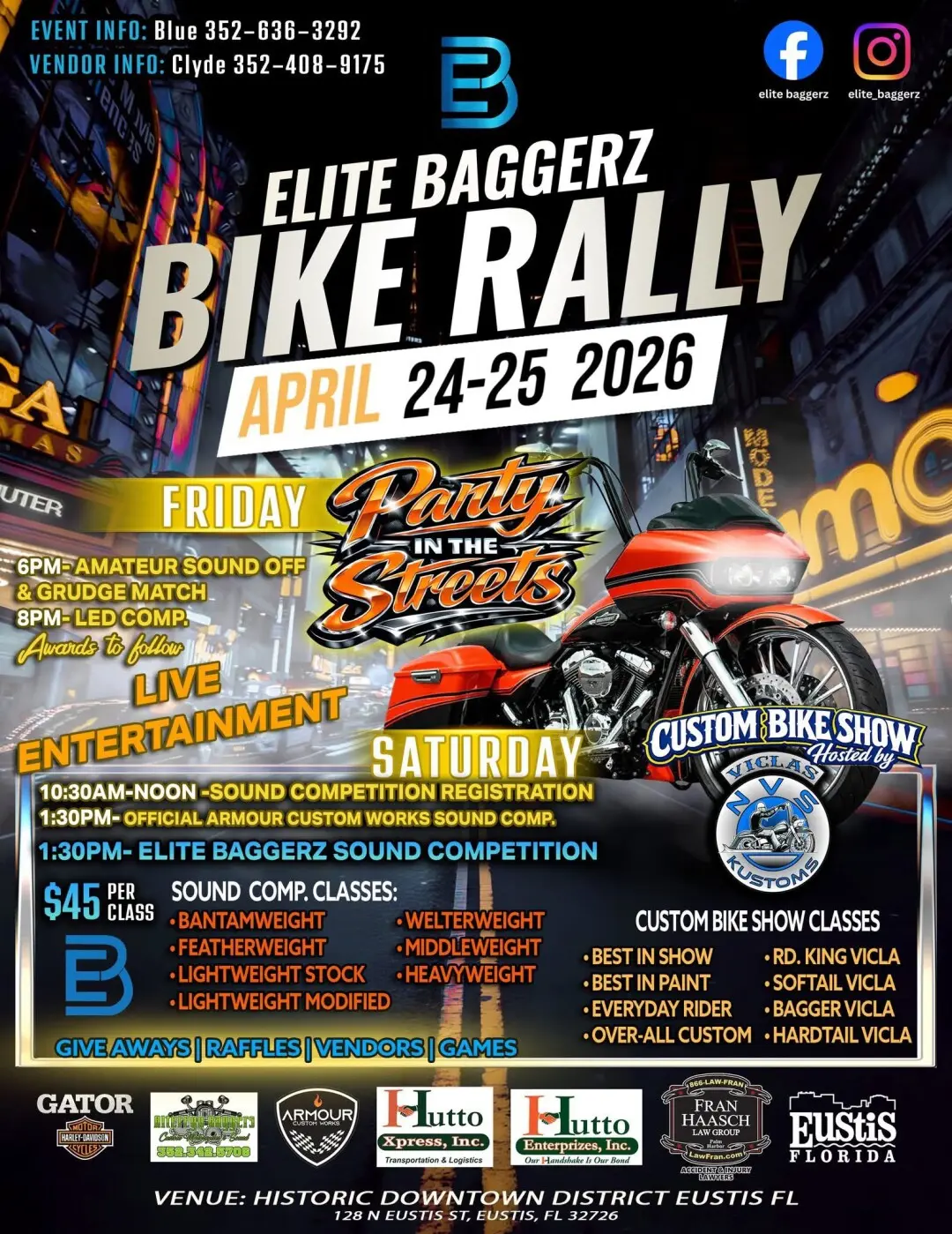 ELITE BAGGERZ BIKE RALLY 