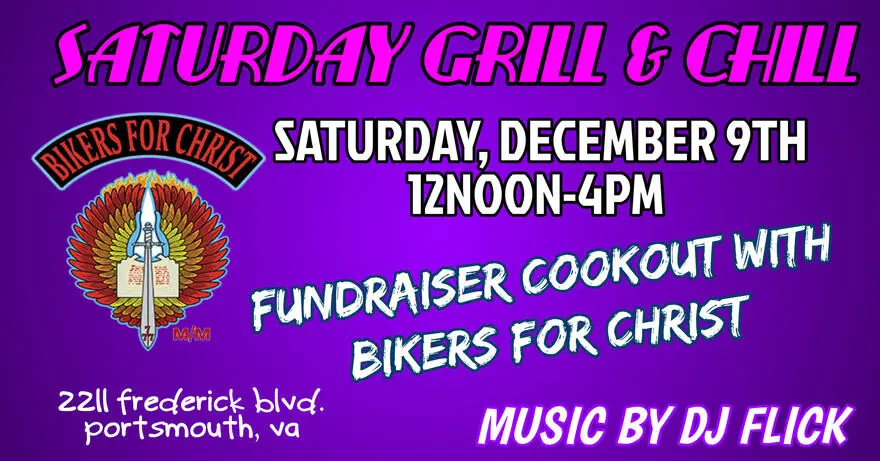 BIKERS FOR CHRIST SATURDAY GRILL AND CHILL