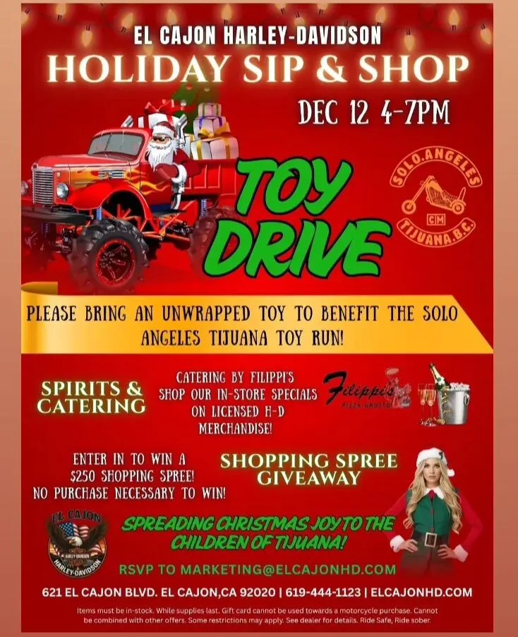 HOLIDAY SIP & SHOP | TOY DRIVE