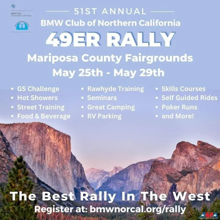 BMW Club of Northern California 49er Rally 2023
