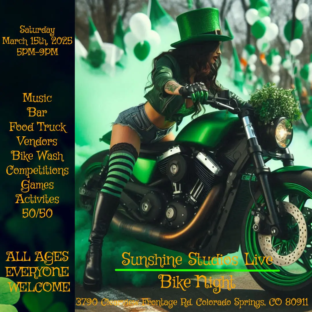 Sunshine Studios Live Presents Saint Patrick's Bike Night