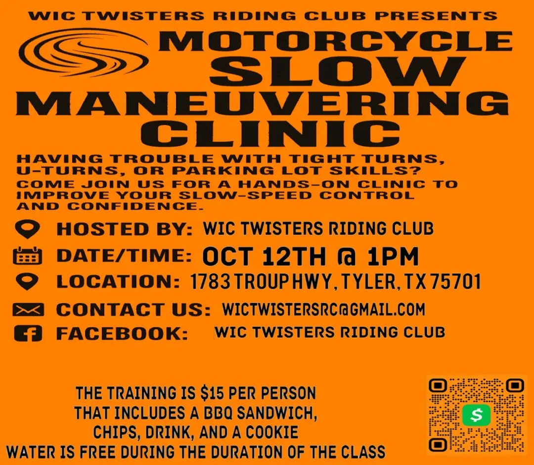 Motorcycle Slow Maneuvering Clinic