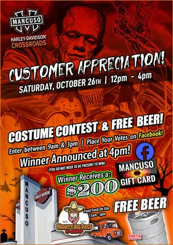 Customer Appreciation & Costume Contest